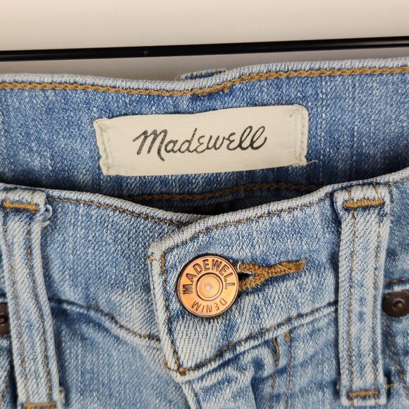 Madewell Classic Straight Light Wash Jeans sz 23 - Picture 8 of 11